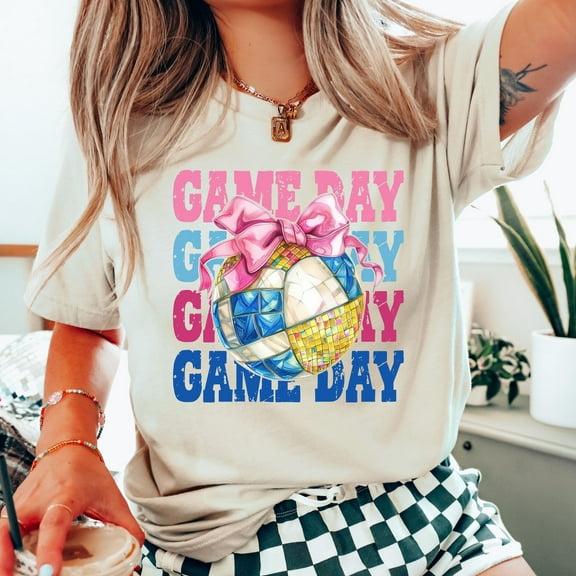 Coquette Gameday Volleyball Shirt, Coquette Bow Volleyball Team Shirts, School Spirit Shirt, Gameday Crewneck, Volleyball Player Shirt
