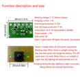 thumbnail image 5 of Circuit Board 3.7V 1A Switch Solar Lawn Lamp Controller Lithium Battery Light-sensing Solar Spotlights Lamp Circuit Board, 5 of 5