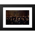 thumbnail image 2 of Henri Adolphe Laissement 24x17 Black Modern Framed Museum Art Print Titled - Collective Portrait of the Members of the Association of French Republican Journalists (1907), 2 of 5