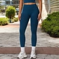 thumbnail image 3 of High-Waist Seamless Full-Length Leggings - Small, Navy, 3 of 6