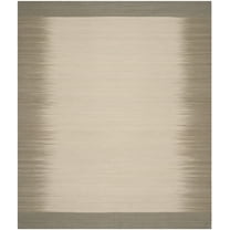 SAFAVIEH Kilim Anima Geometric Wool Area Rug, Beige/Light Green, 8' x 10'
