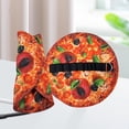 thumbnail image 4 of Xihbxyly Artículos En Liquidación En Oferta Estudiantes de Lona para Lápices con Simulación de Pizza y Jamón, Estuche Divertido para Lápices de Papelería para Estudiantes, 4 of 7