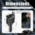 thumbnail image 3 of 5 In 1 Retractable Car Charger Adapter, Pd 30W Usb C Port And Usb Fast Charging, Universal For Phones Tablets And More Always Within Arm's Reach, 3 of 8