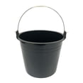 thumbnail image 5 of Barrel Bucket Black Bucket Multipurpose Compact Easter Bucket Party Cement Bucket Black Buckets for Indoor Household Cleaning Garden 15L, 5 of 9