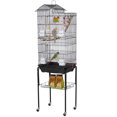 thumbnail image 1 of Yaheetech Open Top Travel Bird Cage Carrier for Bird Canary Cockatiel Small Parrots, Black, 1 of 9
