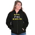thumbnail image 4 of May Mass Acceleration With You Space Zip Up Hoodie Men's Women's Brisco Brands S, 4 of 6
