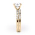 thumbnail image 3 of 2 1/2 Carat Diamond and Moissanite Engagement Ring in 14k Yellow Gold (G-H/SI, G-H/VS, cttw) Size 6 by Beverly Hills Jewelers, 3 of 5