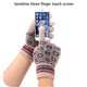 thumbnail image 3 of Gorro De Punto De Invierno Bufanda Conjunto De Guantes A Prueba De Viento Acrílico Forro Polar Gorro Cálido Con Pompón Guantes De Pantalla Táctil Para Mujeres Hombres Ciclismo Esquí Serendint AP007832-03, 3 of 6