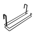 thumbnail image 1 of Portarrollos de papel de cocina, práctico y resistente, de metal, para colocar sobre puerta, debajo del armario, para estantes del hogar., 1 of 9