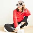 thumbnail image 5 of Gorras de béisbol para mujer, gorras de sol unisex de moda, gorras de verano e invierno de tamaño ajustable, gorra de béisbol de felpa de piel de conejo sintética con estampado de pentagrama, 5 of 5