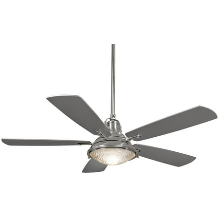 

Minkaaire Groton Led Groton 56 5 Blade Indoor / Outdoor Led Ceiling Fan - Nickel