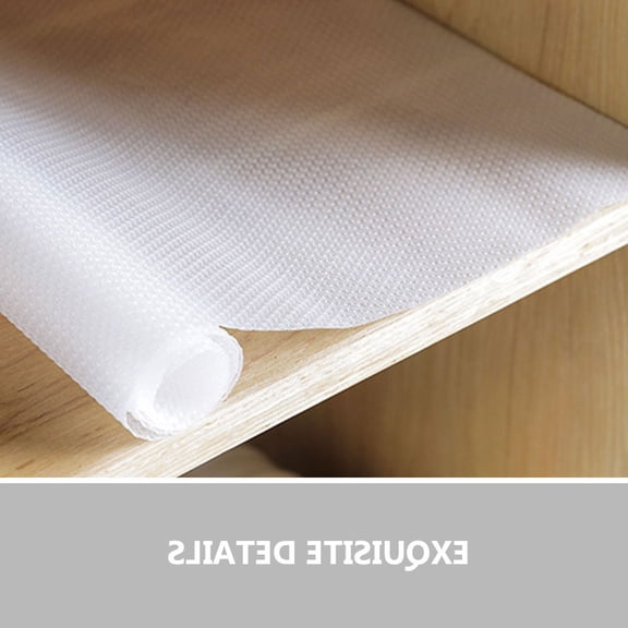 OUNONA Clear Non Slip Shelf Liner Cabinet Mat Waterproof Eva Protective Drawer Cushion for Home