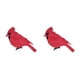 thumbnail image 1 of Kearding Pájaro cardenal rojo exquisito estilo Simple diseño de escena DIY pájaros en forma de decoración de Navidad accesorios de adorno de 1 PC 2Conjunto, 1 of 6