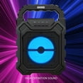 thumbnail image 3 of Okko Altavoz Bluetooth Portátil SoundBoost, Altavoz Inalámbrico Que Cambia de Color con Salida de Sonido de 5 W y Pantalla LED, Color Negro, 3 of 8