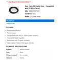 thumbnail image 2 of Auto Trans Oil Cooler Hose - Compatible with 2014 Kia Forte5, 2 of 2