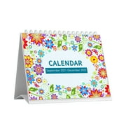 Jaspee Desk Calendar 2021 - 2022 - Desk Calendar 2021 - 2022 - June 2022, Memo Pages, Strong Double Wire Binding Desk Calendar and Blank Blocks