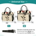 thumbnail image 2 of Ckdifva A Rose Cooler Bag Cooler Cooling Tote Lunch Bag Lunch Box Front Pocket with Shoulder Strap, 2 of 6