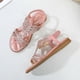 thumbnail image 1 of Sandalias planas para mujer, sandalias elásticas al tobillo, sandalias casuales para caminar en la playa de verano, 1 of 9