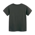 thumbnail image 3 of RTKFRFLM Boys Cartoon Graphic Tee Classic Western Style Short Sleeve Cotton Top Coffee 12-24 Months, 3 of 5