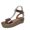 Gold, variant on Clearance VerPetridure Women's Sandals Summer Casual Flat Shoes Hollow Wedge Heel Casual Large Size Sandals Beach Flat Platform Sandals