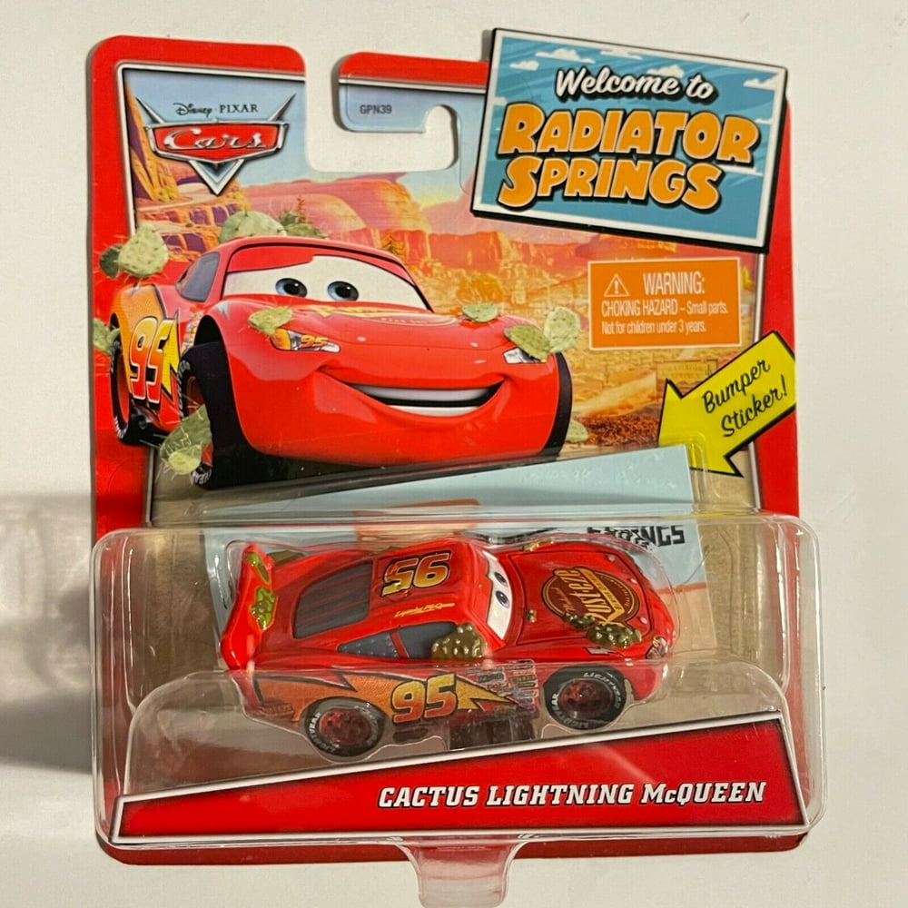 Disney Pixar Cars To Radiator Springs Cactus Lightning McQueen