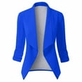 thumbnail image 1 of Vedolay Blazer jacket Womens Blazers for Work Casual Open Front Long Sleeve Work Office Jackets,Blue XXL, 1 of 5