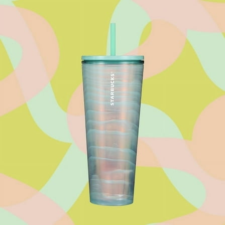 Starbucks Plastic Cold Cup Dichroic Shell 24oz Spring FY24