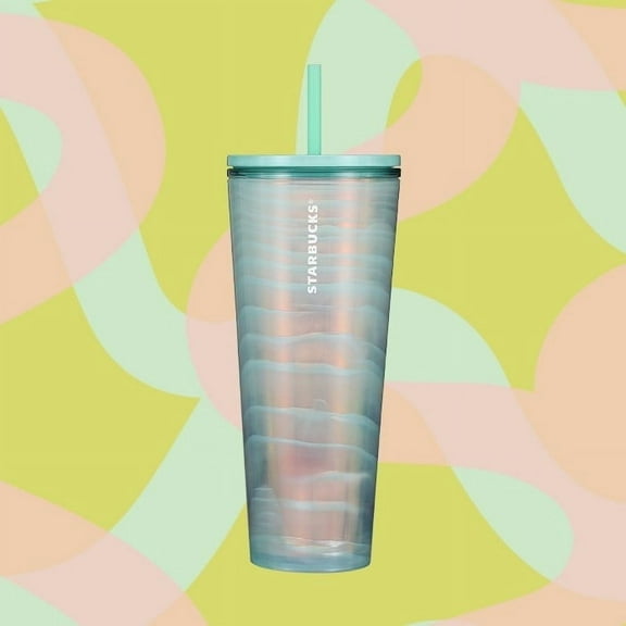 Starbucks Plastic Cold Cup Dichroic Shell 24oz Spring FY24