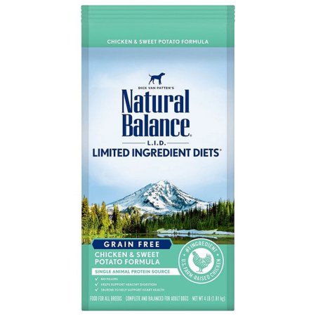UPC: 0723633777315 | Natural Balance L.I.D. Limited Ingredient Diets Dry Dog Food  Chicken & Sweet Potato Formula  4 Pounds  Grain Free