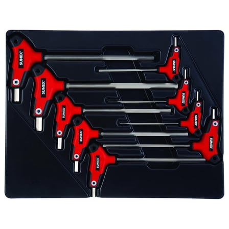 Sunex 9859 T-Handle - SAE - Hex Key Set (9 Piece)
