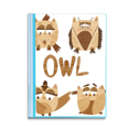 thumbnail image 1 of Bell Glass Hat Owl Art Deco  Fashion Book Sheet Protectors Portfolio Binder Folder, 1 of 3