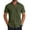 Army Green, variant on Mens Summer Shirt Short Sleeve Button Down Shirts Regular Fit Business Casual Dress Shirts
