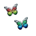 thumbnail image 1 of Mariposa colgante de jardín de escultura de insectos de hierro forjado de 16,5 cm (rojo verde) Tmvgtek Oficina Multiescena Multifunción, 1 of 9