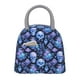 thumbnail image 1 of Disketp Skull blue crystal flower Bolsa Térmica para Almuerzo, Lonchera con Abertura Amplia y Gran Capacidad, Organizador Reutilizable para Mujeres, Hombres y Adultos, 1 of 6