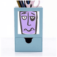 thumbnail image 1 of Sing Face Sketch Hunger Desk Supplies Organizer Pen Holder Card, 1 of 3
