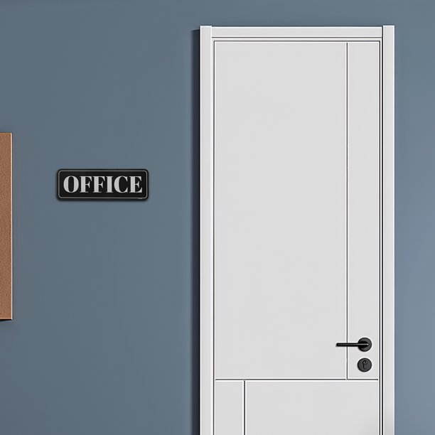 Houderco Señal De Acrílica Autoadhesiva Para Puertas Y De Oficina