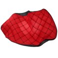 thumbnail image 1 of OULII Motorcycle Seat Cushion Protector Square Grid Anti Slip Red 1Pack, 1 of 4