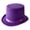 Purple-S, variant on Role Play Magicians Hat Flat Top Hat for Adult Round Hat Stage Show Headwear Masquerades Tall Hat Male Gentleman Hat