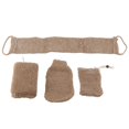 thumbnail image 1 of Jute Exfoliating Back Brush, Concave and Convex Surface, Gift Box, Jute Exfoliating Brush Kit, 1 of 3