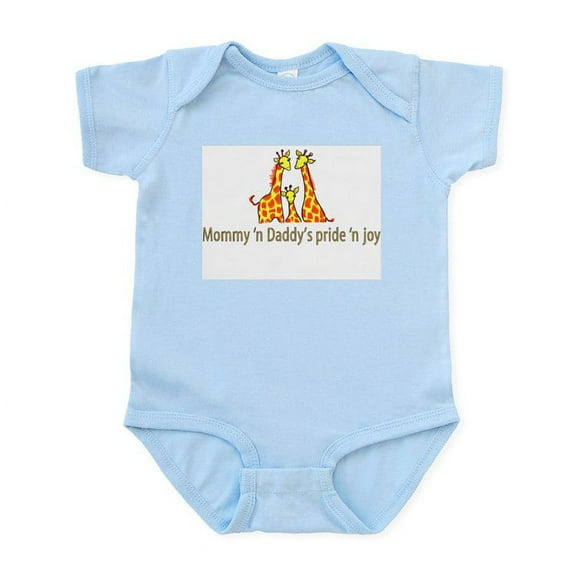 CafePress - Mommy N Daddys Pride N Joy Body Suit - Baby Light Bodysuit, Size Newborn - 24 Months