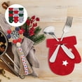 thumbnail image 5 of FONDOTIN Xmas Cutlery Decoration Felt Material for Kitchen 12Pcs, 5 of 6