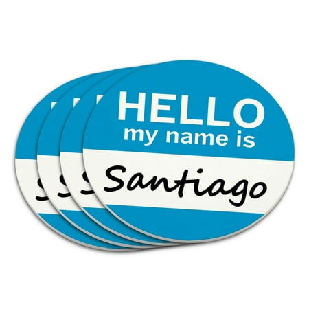 

Santiago Hello My Name Is Coaster Set