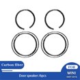 thumbnail image 4 of 6X Housse de Haut-Parleur en Fibre de Carbone pour Mini Cooper R55 R56 R57 2007-2010, 4 of 4