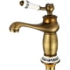 thumbnail image 4 of Bathroom Basin Sink Antique Single Hole Full Copper Drawing Bathroom Basin Mixer Tap for Bathroom Ceramic Valve, 4 of 4