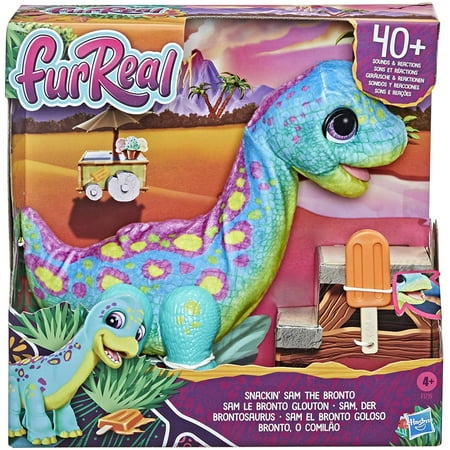 furReal Snackin’ Sam the Bronto Interactive Animatronic Plush Toy