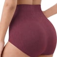 thumbnail image 3 of Noric Women's Maternity High Rise Support Briefs Seamless Belly Support Soft Breathable Stretchy Pregnancy Panties, 3 of 4