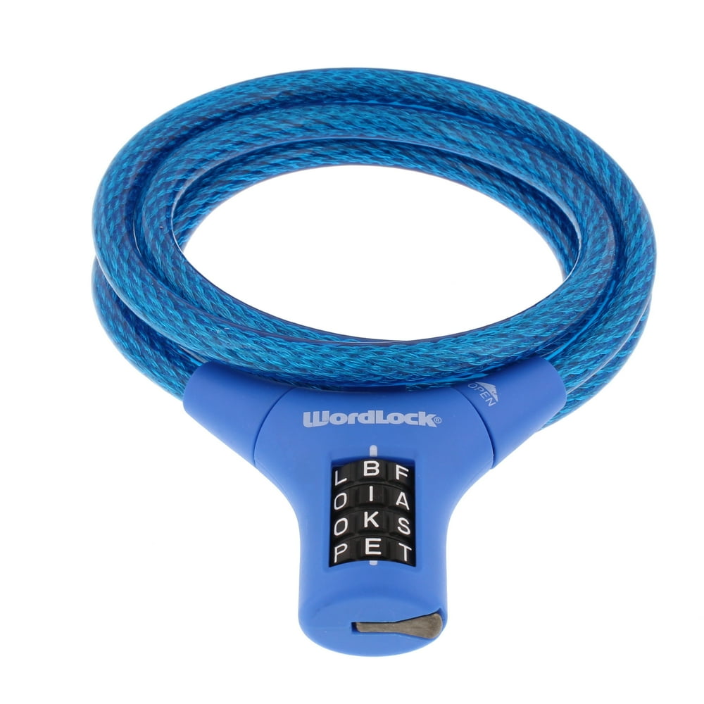 WordLock Quik Release Bike Lock, 12MM (Blue)