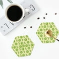 thumbnail image 4 of Kdxio Various Lemons Funny Coasters,4 Pcs Leather Coasters,Housewarming Gifts,Protect Furniture from Water Marks Scratch and Damage, 4 of 8