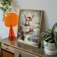 thumbnail image 7 of Reindeer On The Toilet, Printable Funny Christmas Wall Art, Bathroom Poster, Matte Canvas Stretched, Posters for Room Bedroom Living Room Bathroom Wall Decor, Posters & Art Prints, Gift., 7 of 7