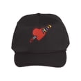 thumbnail image 1 of Gravity Threads Heart Stab Cotton Twill Cap - Black, 1 of 2